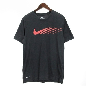 ナイキ NIKE ロゴプリント Tシャツ 半袖 ブラック L 240927E メンズ