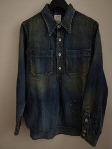 visvim★ALPHA P.O.SHIRT DRY DENIMドライデニムF.I.L/1/未使用