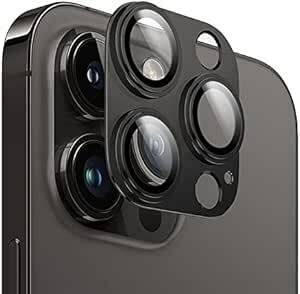 iphone15Pro/iphone15 Pro Max用カメラフィルム AR高透過率レンズ保護カバー アルミニウム合金製 強化ガ