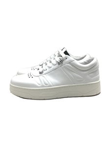 JIMMY CHOO◆HAWAII/ローカットスニーカー/36.5/WHT/レザー