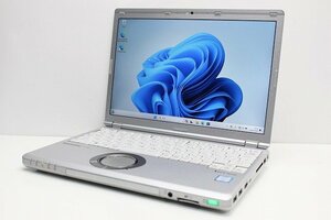 1円スタート ノートパソコン Windows11 Panasonic レッツノート CF-SZ6 第7世代 Core i5 SSD256GB メモリ8GB 12.1 Windows10 カメラ