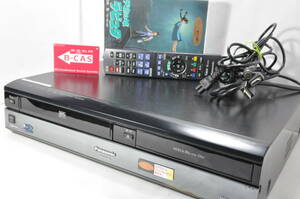 ★超貴重★人気モデル パナソニック DMR-BR630V VHS/DVD/BD/HDD ダビOKビデオデッキ！リモ付 ダビ動作写真有♪