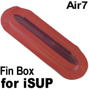 Air7 インフレータブル SUP 用 US フィン・ボックス 交換 アップグレード airSUP 用 パドルボード用 説明書付き RED PVC