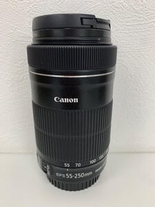 【動作確認済】CANON ZOOM LENS EFS 55-250 4-5.6 IS カメラレンズ 現状品 GIO11-528