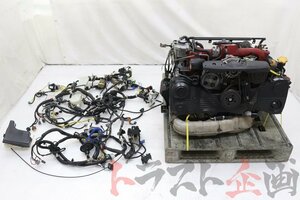 1100968301 EJ20 エンジン Assy 室内ハーネス付き インプレッサ F型 WRX STI GDB トラスト企画 送料無料 U