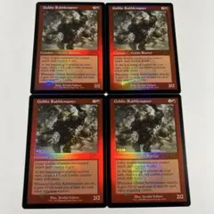 MTG 限定PR ゴブリンの熟練扇動者 4枚 foil 英語