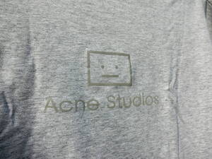 Acne Studios　アクネ ストゥディオ Tシャツ　ストレッチT　ストレッチ素材　アッシュグレー　リフレクター　新品　未使用