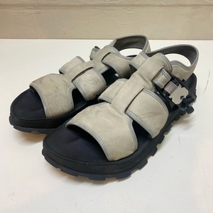 JIL SANDER ジルサンダー SUEDE SANDALS スエードレザー サンダル ブラック×ミントグリーン size27 JI38503A【代官山06】