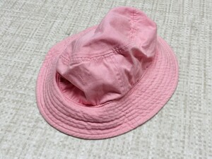 中古品　 帽子　KANGOL　M　ハット　ピンク　20