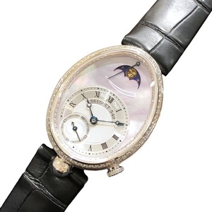 ブレゲ Breguet クイーン オブ ネイプルズ ホワイトシェル 8908BB シルバー K18ホワイトゴールド 腕時計 中古