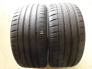 ②売切 中古タイヤ2本! ミシュラン パイロットスポーツ4S 235/35ZR19 91Y(235/35-19)クラウン IS GS カムリ BMW ベンツ アウディ ワーゲン