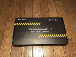 ◆新品未使用◆FILCO/Majestouch 3 Tenkeyless/茶軸・テンキーレス・日本語かななし・マットブラック/USB・PS/2/FKBN91MNMB3◆