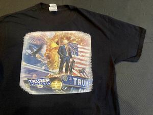 Donald Trump ドナルドトランプ　前アメリカ大統領　戦車　イーグル　鷹　Tシャツ