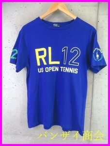 【送料300円可】5160s2◆キッズサイズ◆Ralph Lauren ラルフローレン【US TENNIS OPEN】半袖Tシャツ XL(18-20)◆テニス/ポロシャツ