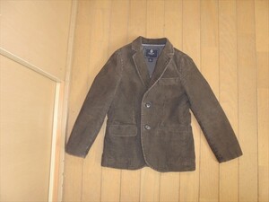 JCREW★CREWCUTS★茶コーディロイのジャケット、ブレザー★6歳