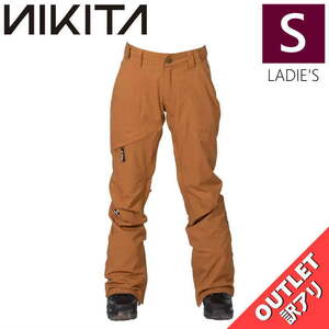 【OUTLET】 NIKITA WHITE PINE TEXTURED PNT カラー:CARAMEL Sサイズ レディース スノーボード スキー パンツ PANT アウトレット