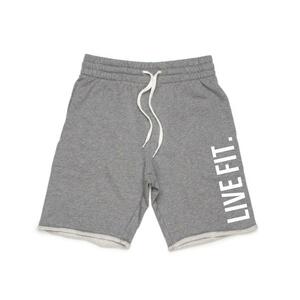 【送料無料】LIVE FIT ハーフパンツ CutOff グレー XLサイズ☆LVFT