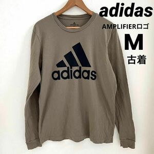 adidas 古着AMPLIFIERロゴ ロンT Mサイズ