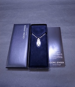 ★☆希少 GEORG JENSEN ジョージジェンセン ネックレス 2008 ヘリテージコレクション シルバー925 アクセサリー ヴィンテージ 箱付き☆★