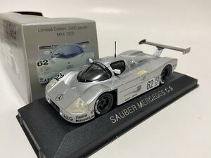 1/43 Max Models (Minichamps) Sauber Mercedes C9 #62 1989 Le Mans