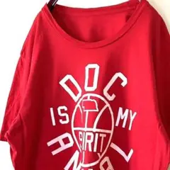 DOC IS MY アニマル スピリット Tシャツ レッド 赤 古着