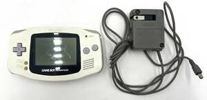 ｇ1335ＳＫ　【1円スタート！】Nintendo 任天堂 ゲームボーイアドバンス 本体 AGB-001 GBA ホワイト ゲーム機 レトロゲーム