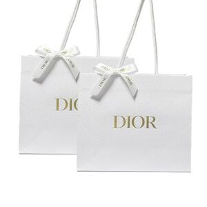 新品★DIOR ディオール ショップ 紙袋♪ショッパー W★2枚セット