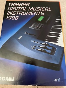 YAMAHA ヤマハ DIGITAL INSTRUMENTS 1998 EX5 EX7 EOS B2000 EX5R VL70-m MU100R WX5 QY700 etc..... カタログ