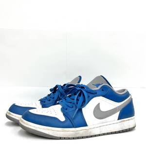 NIKE AIR JORDAN 1 LOW TRUE BLUE ナイキ エアジョーダン 1 ロー トゥルーブルー 553558-412 サイズ28.0cm