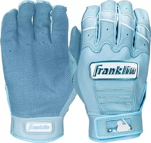 【US仕様 サイズL】フランクリン 野球 オーダー バッティング 手袋 CFX PRO BATTING GLOVES Light Blue ライトブルー