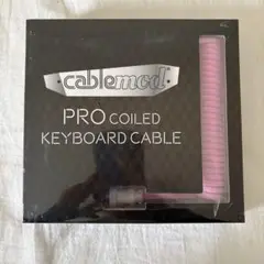 CableMod キーボード ケーブル コイル Type-C タイプC ピンク