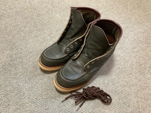 廃盤レッドウイング　四角犬タグ7.5D　アイリッシュセッター　送料込 REDWING　　希少　カンダカングリーン25.5