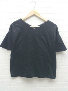 ◇ BEAUTY & YOUTH ビューティアンドユース UNITED ARROWS 半袖 Tシャツ カットソー ブラック レディース