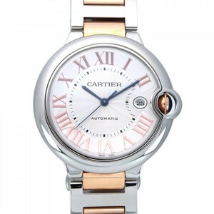カルティエ Cartier バロンブルー W6920095 シルバー文字盤 未使用 腕時計 メンズ