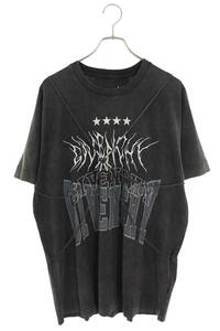 ジバンシィ GIVENCHY MULTI LOGO HARNESS TEE BM71ET3Y7X サイズ:M マルチロゴハーネスオーバーサイズTシャツ 中古 SB01