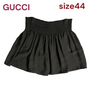 微難有　GUCCI　ブラック　ミニスカート　M4G757