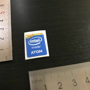 intel inside ATOM パソコンエンブレムシール@1820