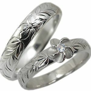 結婚指輪 プラチナ マリッジリング ロイヤルブルームーンストーン ハワイアンジュエリー リング クリスマス ポイント消化