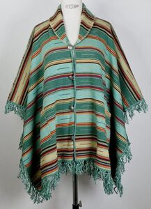 DOUBLE RL ダブルアールエル サウスウエスタン ネイティブ フリンジ ポンチョ M/L poncho rrl b7772