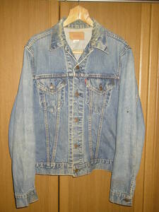 MADE IN USA 70s ヴィンテージ LEVIS リーバイス BigE ジージャン デニム ジャケット アメリカ製 ( 70505 M L 40 42 サード フォース 