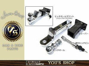 新品 ランクル60/70/80/100/200系 強化牽引 4穴 ヒッチメンバー 2インチ