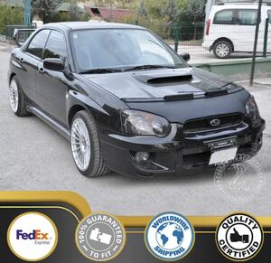 本国仕様 WRX GDA GDB STI インプレッサ 涙目 ボンネットフード ノーズブラ ボンネットブラ エアロ フロント ハーフブラ マスク