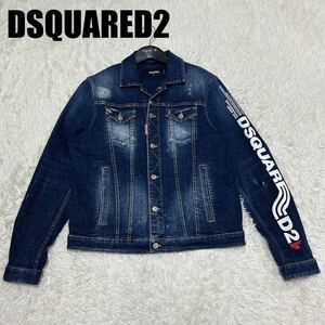 DSQUARED2 D2Line Dan Denim Jacket D2ロゴ ディースクエアード デニムジャケット MADE IN ITALY イタリア製 Gジャン S74AM1151