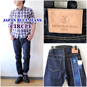 JAPAN BLUE JEANS ジャパンブルー ジーンズ CIRCLE J301 ストレート 14.8oz アメリカ綿 ヴィンテージセルヴィッチ デニム 34インチ
