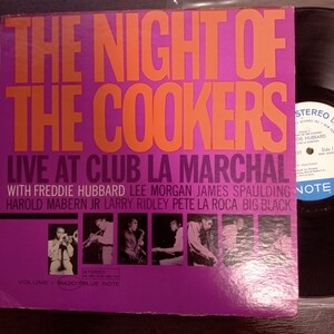 US original ear 耳 freddie hubbard the night of the cookers lee morgan RVG van gelder analog record vinyl レコード アナログ lp