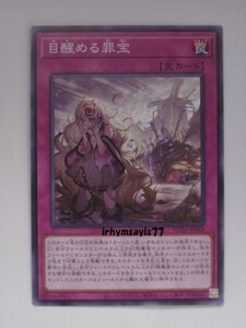 遊戯王 目醒める罪宝 ノーマル 罠 1枚 未使用品 日版 SUDA 数量9 罪宝