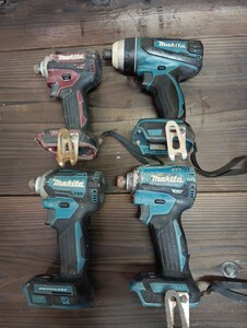 makita マキタ 18V 充電式インパクトドライバ　まとめ　 TD171D　TP141D ジャンク