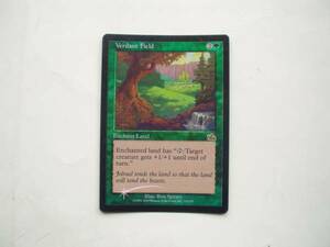 バイン　MTG 新緑の原野/Verdant Field foil 英語1枚