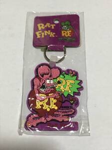 RAT FINK ラバーキーホルダー　ラット・フィンク　エド・ロス　①