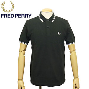 FRED PERRY (フレッドペリー) M3600 TWIN TIPPED FRED PERRY SHIRT ティップライン ポロシャツ FP536 T50NIGHT GREEN XS